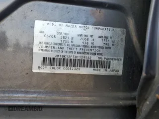 2008 Mazda 3 i Sport with VIN JM1BK12F581129562, listed as a Copart auction lot 47996295 with 101,433 mi miles and Salvage Title. Bid and sale history available at DreamBid. Image 12.