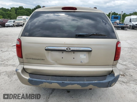 2003 Chrysler Town & Country with VIN 2C4GP24R73R339010, listed as a Copart auction lot 56393724 with 166,361 mi miles and Salvage Title. Bid and sale history available at carsss.com. Image 6.