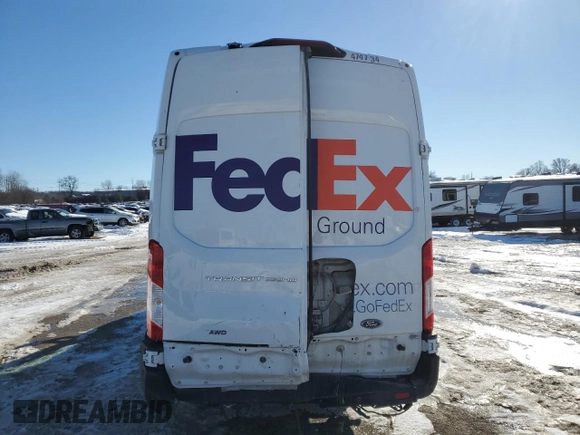 2021 Ford Transit Cargo с VIN 1FTBF4U88MKA91558, выставлен на аукционе Copart как лот 41597595 с пробегом 83 661 миль миль и Списание • Salvage title. История ставок и продаж доступна на DreamBid. Изображение 9.