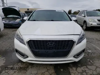 2016 Hyundai Sonata Hybrid SE with VIN KMHE24L17GA011637, listed as a Copart auction lot 73576332 with 170,747 mi miles. Bid and sale history available at carsss.com. Image 5.