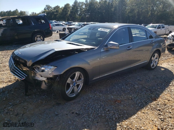 2013 Mercedes-Benz S-Class S 550 with VIN WDDNG7DB7DA496233, listed as a Copart auction lot 46756045 with 131,715 mi miles and Salvage Title. Bid and sale history available at carsss.com. Image 1.