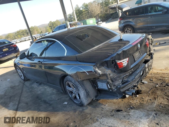 2015 BMW 4 Series 428i with VIN WBA3V7C5XF5A24526, listed as a Copart auction lot 46983755 with 80,158 mi miles and Salvage Title. Bid and sale history available at carsss.com. Image 2.