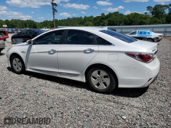 2012 Hyundai Sonata Hybrid z VIN KMHEC4A43CA059186, wystawiony jako Copart lot #55575405 z przebiegiem 217 801 mil mil oraz Szkoda całkowita • Salvage title. Historia ofert i sprzedaży dostępna na DreamBid. Obrazek 2.