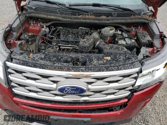2018 Ford Explorer XLT z VIN 1FM5K7D88JGB65131, wystawiony jako Copart lot #52633515 z przebiegiem 80 226 mil mil oraz Szkoda całkowita • Salvage title. Historia ofert i sprzedaży dostępna na DreamBid. Obrazek 12.