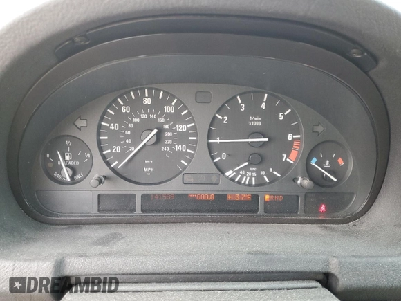 2003 BMW X5 3.0i with VIN 5UXFA53573LV74706, listed as a Copart auction lot 82641044 with 141,589 mi miles and Salvage Title. Bid and sale history available at carsss.com. Image 9.