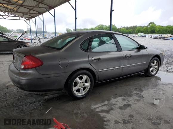 2002 Ford Taurus SES Standard with VIN 1FAFP55U92A197025, listed as a Copart auction lot 53959975 with 166,368 mi miles and Clean Title. Bid and sale history available at carsss.com. Image 3.