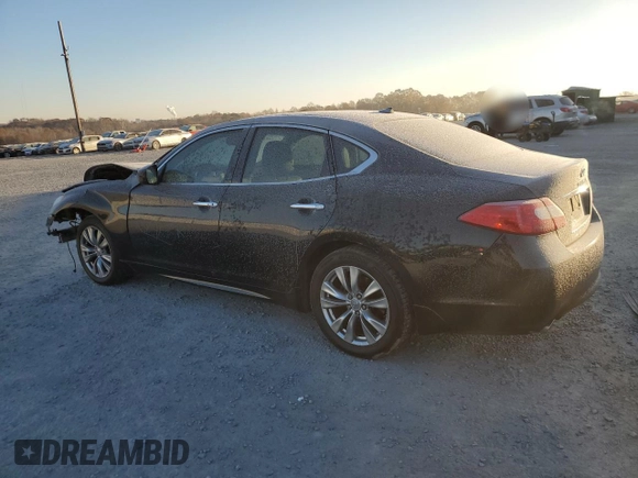 2012 Infiniti M37 with VIN JN1BY1AP2CM333450, listed as a Copart auction lot 83208834 with 193,838 mi miles and Salvage Title. Bid and sale history available at carsss.com. Image 2.