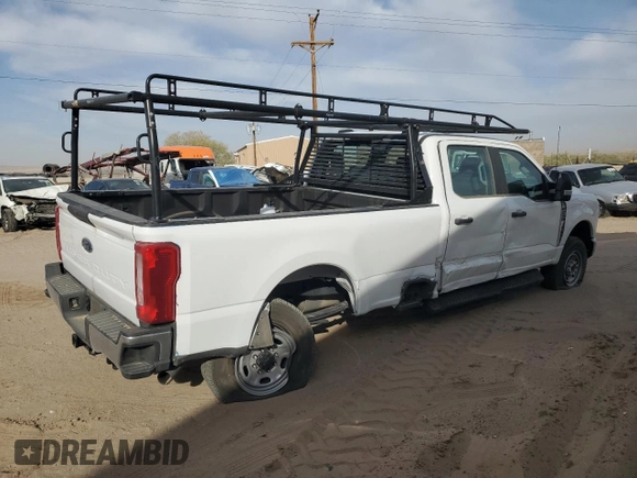 2024 Ford Super Duty F-250 SRW XL with VIN 1FT7W2BA3REC85890, listed as a Copart auction lot 45384685 with 12,884 mi miles and Salvage Title. Bid and sale history available at carsss.com. Image 3.