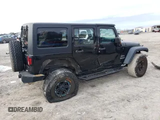 2016 Jeep Wrangler Unlimited Sport with VIN 1C4BJWDG4GL144417, listed as a Copart auction lot 45566405 with 135,865 mi miles and Salvage title. Bid and sale history available at DreamBid. Image 3.