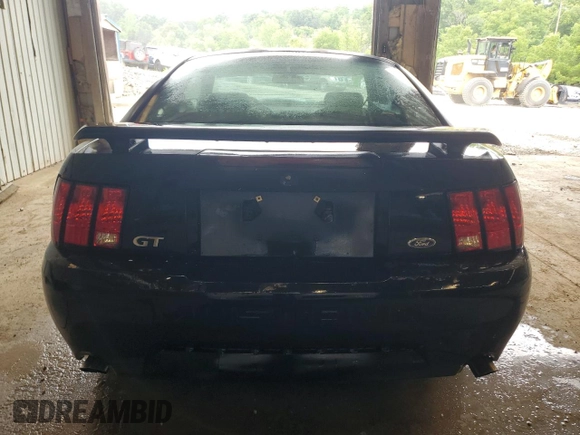 2002 Ford Mustang GT Deluxe with VIN 1FAFP42X82F155649, listed as a Copart auction lot 64041995 with Not provided miles and Salvage title. Bid and sale history available at DreamBid. Image 6.