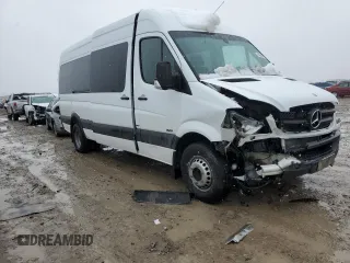 2011 Mercedes-Benz Sprinter with VIN WD3PF4CD0B5588033, listed as a Copart auction lot 45869255 with 241,977 mi miles and Salvage Title. Bid and sale history available at DreamBid. Image 4.