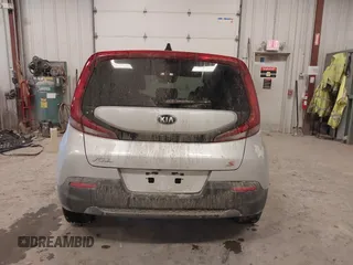 2020 Kia Soul LX with VIN KNDJ23AU1L7732263, listed as a IAAI auction lot 41144527 with 34,856 mi miles. Bid and sale history available at carsss.com. Image 16.