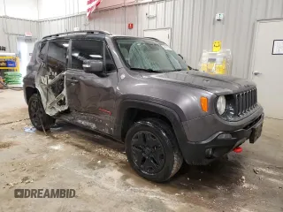 2018 Jeep Renegade Trailhawk с VIN ZACCJBCB8JPH09693, выставлен на аукционе Copart как лот 56331355 с пробегом 112 282 миль миль и Списание • Salvage title. История ставок и продаж доступна на DreamBid. Изображение 4.