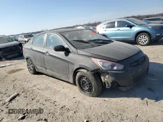 2017 Hyundai Accent SE with VIN KMHCT4AE5HU173728, listed as a Copart auction lot 48730645 with 0 mi miles and Non Repairable. Bid and sale history available at carsss.com. Image 4.