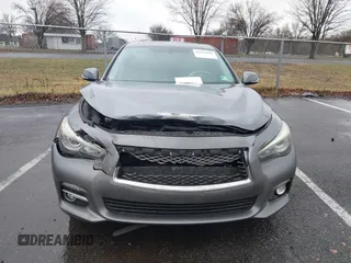2014 Infiniti Q50 Premium with VIN JN1BV7AR7EM686881, listed as a IAAI auction lot 41812109 with 161,994 mi miles. Bid and sale history available at carsss.com. Image 12.