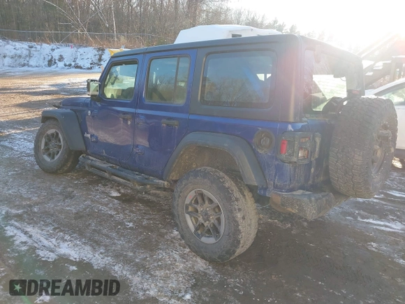 2018 Jeep Wrangler Unlimited Sport S с VIN 1C4HJXDG8JW179984, выставлен на аукционе IAAI как лот 41173628 с пробегом 103 136 миль миль и . История ставок и продаж доступна на DreamBid. Изображение 3.