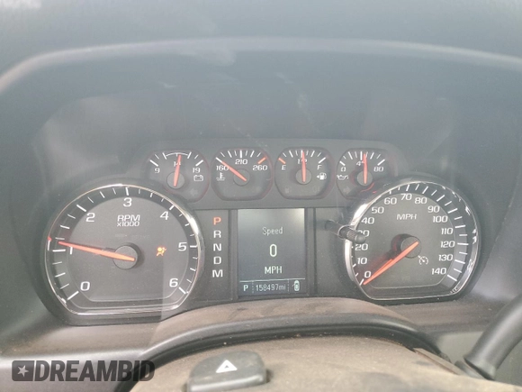 2016 Chevrolet Silverado 1500 LS with VIN 1GCVKNEC4GZ315261, listed as a Copart auction lot 70843884 with 158,497 mi miles and Salvage Title. Bid and sale history available at carsss.com. Image 9.