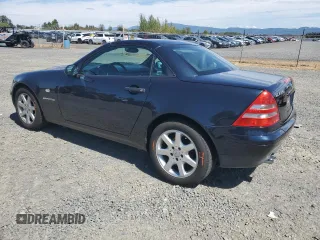 1998 Mercedes-Benz SLK-Class with VIN WDBKK47F6WF027941, listed as a Copart auction lot 68139324 with 63,396 mi miles and Salvage Title. Bid and sale history available at carsss.com. Image 2.