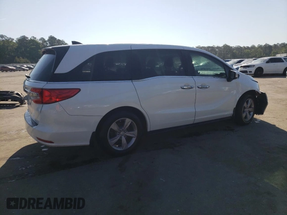 2020 Honda Odyssey EX-L z VIN 5FNRL6H70LB028163, wystawiony jako Copart lot #53289695 z przebiegiem 72 114 mil mil oraz Szkoda całkowita • Salvage title. Historia ofert i sprzedaży dostępna na DreamBid. Obrazek 3.