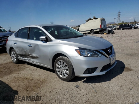 2017 Nissan Sentra SV z VIN 3N1AB7AP7HY394393, wystawiony jako Copart lot #56209135 z przebiegiem 84 022 mil mil oraz Szkoda całkowita • Salvage title. Historia ofert i sprzedaży dostępna na DreamBid. Obrazek 4.