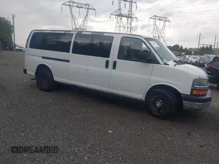2011 Chevrolet Express Passenger 1LT with VIN 1GAZG1FG3B1143835, listed as a IAAI auction lot 42649421 with 162,129 mi miles and . Bid and sale history available at DreamBid. Image 1.