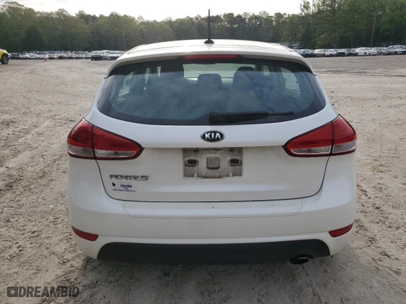 2016 Kia Forte 5-Door LX with VIN KNAFK5A82G5637956, listed as a Copart auction lot 53205155 with 84,830 mi miles and Clean Title. Bid and sale history available at carsss.com. Image 6.