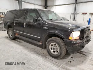 2003 Ford Excursion Limited z VIN 1FMNU43S43EA49493, wystawiony jako Copart lot #84454084 z przebiegiem 280 429 mil mil oraz Szkoda całkowita • Salvage title. Historia ofert i sprzedaży dostępna na DreamBid. Obrazek 4.