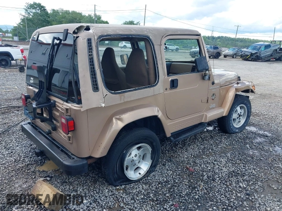 1999 Jeep Wrangler Sahara with VIN 1J4FY49S3XP407594, listed as a IAAI auction lot 42369363 with 253,780 mi miles and . Bid and sale history available at DreamBid. Image 4.
