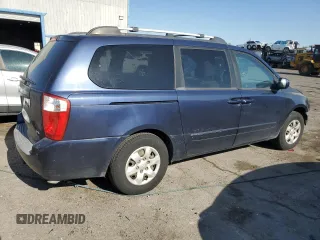 2008 Kia Sedona LX with VIN KNDMB233286198845, listed as a Copart auction lot 65081444 with 96,161 mi miles and Salvage Title. Bid and sale history available at carsss.com. Image 3.