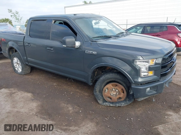 2016 Ford F-150 XLT with VIN 1FTEW1EG8GFA43296, listed as a IAAI auction lot 41243489 with 107,726 mi miles and . Bid and sale history available at DreamBid. Image 1.