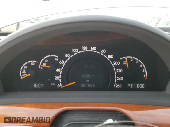 2004 Mercedes-Benz S 320/430/500 z VIN WDBNF70J34A397059, wystawiony jako Copart lot #59629145 z przebiegiem 54 506 mil mil oraz Czysty tytuł • Clean title. Historia ofert i sprzedaży dostępna na DreamBid. Obrazek 9.