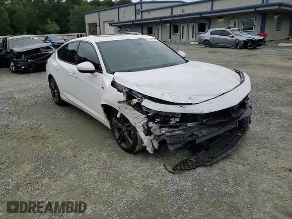 2023 Acura Integra w/A-Spec Package with VIN 19UDE4H34PA008438, listed as a Copart auction lot 72038714 with 16,410 mi miles and Salvage Title. Bid and sale history available at carsss.com. Image 11.