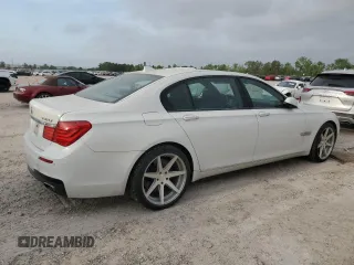 2011 BMW 7 Series 750Li with VIN WBAKB8C51BC852154, listed as a Copart auction lot 51530235 with 109,691 mi miles and Salvage Title. Bid and sale history available at carsss.com. Image 3.