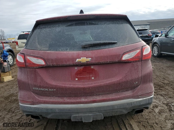 2018 Chevrolet Equinox LT with VIN 2GNAXKEX5J6154110, listed as a Copart auction lot 47374695 with 36,083 mi miles and Clean Title. Bid and sale history available at carsss.com. Image 6.