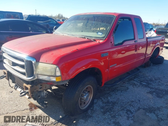 2004 Ford F-250 XL with VIN 1FTNX20P94EA35929, listed as a IAAI auction lot 41312886 with 338,765 mi miles and . Bid and sale history available at DreamBid. Image 2.