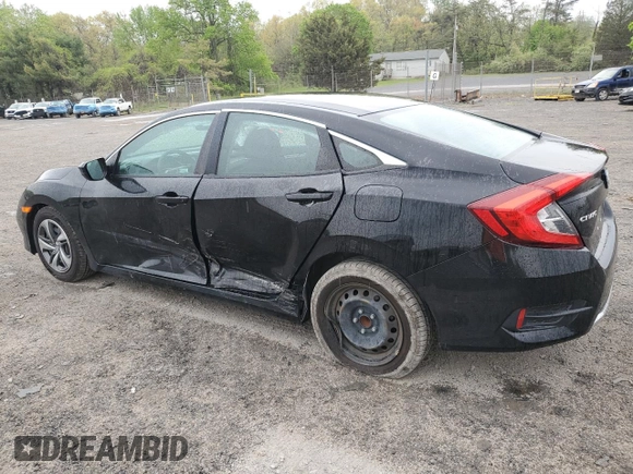 2021 Honda Civic LX z VIN 2HGFC2F6XMH502056, wystawiony jako Copart lot #54393025 z przebiegiem 57 080 mil mil oraz Czysty tytuł • Clean title. Historia ofert i sprzedaży dostępna na DreamBid. Obrazek 2.