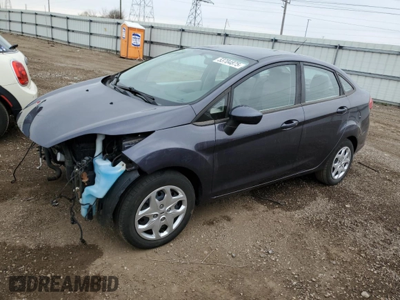 2012 Ford Fiesta S with VIN 3FADP4AJ6CM111249, listed as a Copart auction lot 53704875 with 87,472 mi miles and Salvage Title. Bid and sale history available at DreamBid. Image 1.
