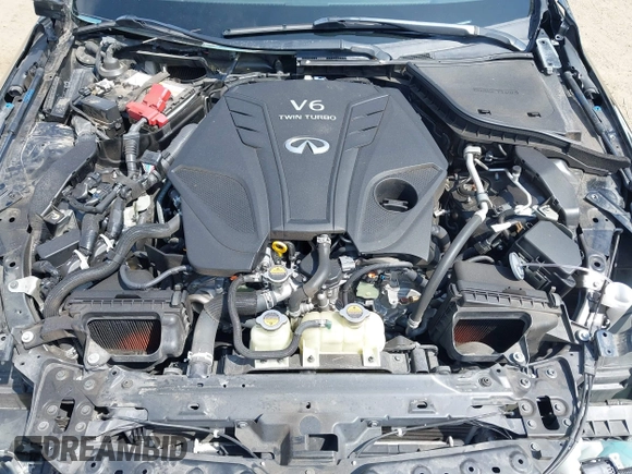 2020 Infiniti Q50 Luxe z VIN JN1EV7AP3LM203377, wystawiony jako IAAI lot #42117656 z przebiegiem 50 782 mil mil oraz . Historia ofert i sprzedaży dostępna na DreamBid. Obrazek 10.