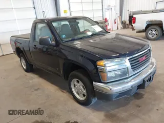 2008 GMC Canyon SLE1 with VIN 1GTCS149088147728, listed as a IAAI auction lot 42134714 with 95,144 mi miles. Bid and sale history available at carsss.com. Image 1.