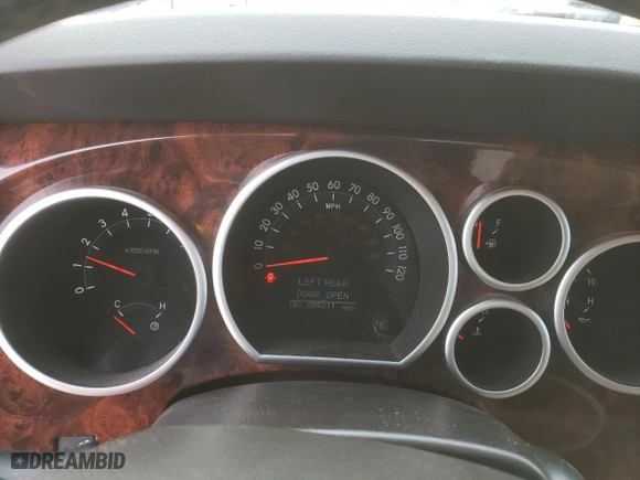 2008 Toyota Sequoia Ltd with VIN 5TDBY68A18S000177, listed as a Copart auction lot 46794535 with 284,211 mi miles and Salvage Title. Bid and sale history available at carsss.com. Image 9.