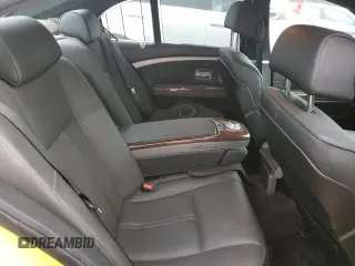 2008 BMW 7 Series 750i with VIN WBAHL83598DT89674, listed as a Copart auction lot 80121224 with 176,601 mi miles and Salvage Title. Bid and sale history available at DreamBid. Image 10.