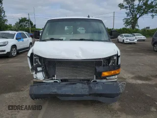 2018 Chevrolet Express Cargo with VIN 1GCWGAFP9J1241003, listed as a Copart auction lot 58662385 with Not provided miles and Salvage title. Bid and sale history available at DreamBid. Image 5.