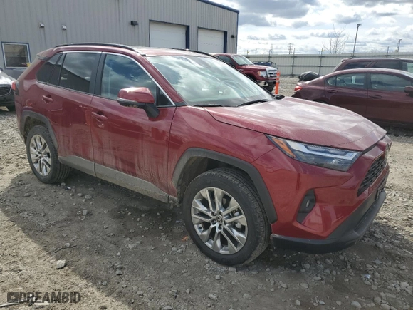 2024 Toyota RAV4 XLE Premium with VIN 2T3A1RFV0RW478467, listed as a Copart auction lot 52505305 with 7,367 mi miles and Salvage Title. Bid and sale history available at carsss.com. Image 4.