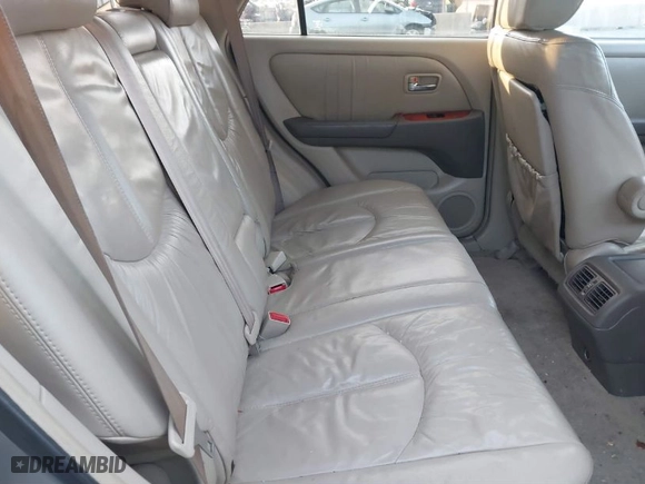 2001 Lexus RX 300 with VIN JTJHF10U810221788, listed as a IAAI auction lot 41606372 with 160,592 mi miles. Bid and sale history available at carsss.com. Image 8.
