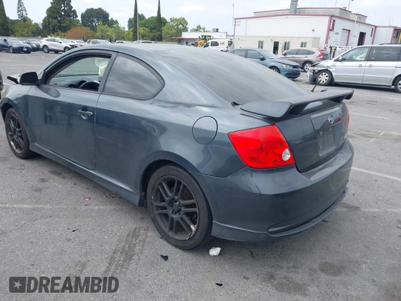 2005 Scion tC with VIN JTKDE177950042663, listed as a IAAI auction lot 42120575 with 255,225 mi miles. Bid and sale history available at carsss.com. Image 3.