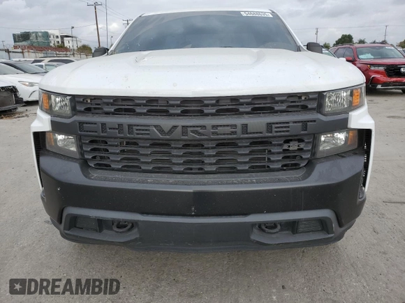 2020 Chevrolet Silverado 1500 Work Truck with VIN 1GCRYAEF7LZ166356, listed as a Copart auction lot 54688635 with 57,733 mi miles and Salvage Title. Bid and sale history available at carsss.com. Image 5.