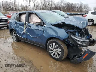 2024 Chevrolet Equinox LT with VIN 3GNAXKEG8RL215750, listed as a Copart auction lot 47218605 with Not Provided miles and Non Repairable. Bid and sale history available at DreamBid. Image 4.
