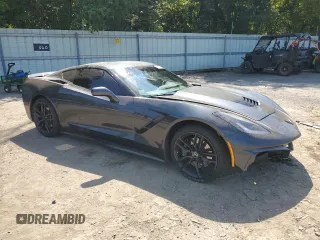 2019 Chevrolet Corvette Z51 2LT with VIN 1G1YK2D72K5101622, listed as a Copart auction lot 68427404 with 46,525 mi miles and Salvage Title. Bid and sale history available at carsss.com. Image 4.