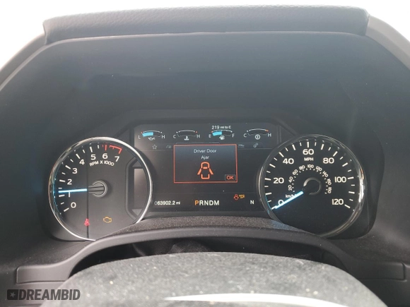 2019 Ford F-150 XL with VIN 1FTEW1E55KFC63986, listed as a Copart auction lot 48710285 with 63,902 mi miles and Salvage Title. Bid and sale history available at carsss.com. Image 9.