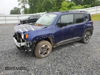 2018 Jeep Renegade Sport с VIN ZACCJBAH0JPG69701, выставлен на аукционе Copart как лот 57882395 с пробегом 54 267 миль миль и Чистый • Clean title. История ставок и продаж доступна на DreamBid. Изображение 1.